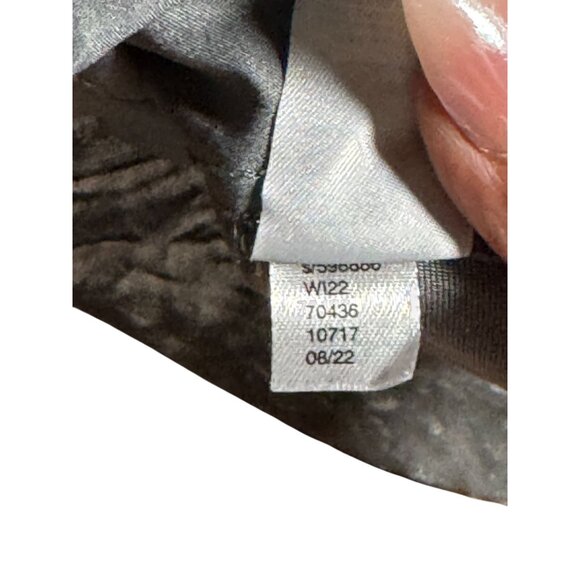 NEW LOFT Size 8 Metallic Velvet High Rise Wide Leg The Peyton Trousers Womens - Picture 8 of 12